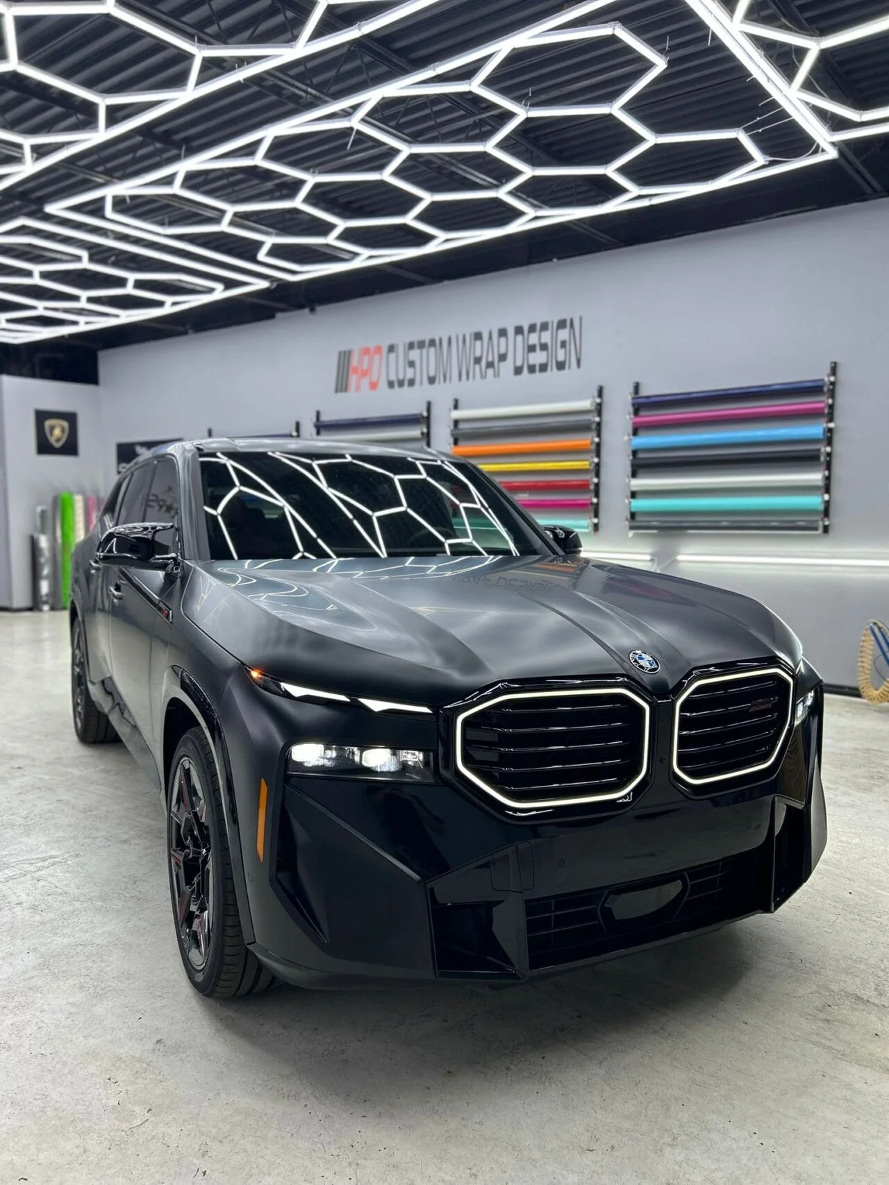 Green Dodge Viper with custom pattern